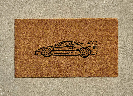 Ferrari F40 Welcome Door mat