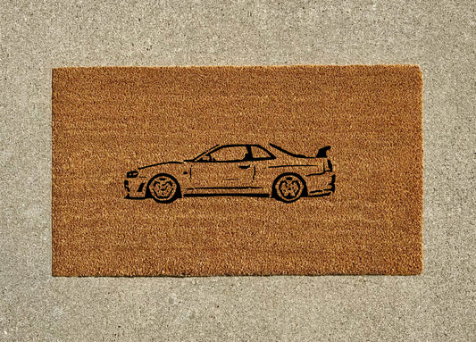 Nissan R34 Skyline Welcome Door Mat