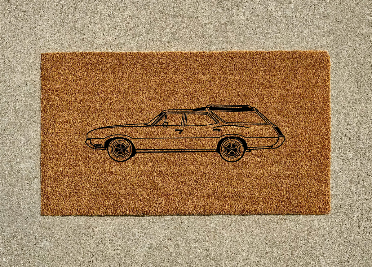 Oldsmobile Station Wagon Welcome Door Mat
