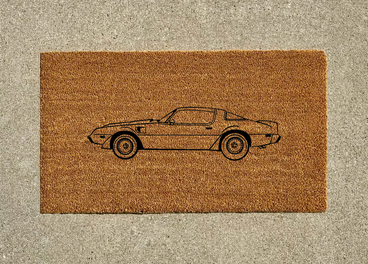 Pontiac Turbo Trans Am Welcome Door Mat