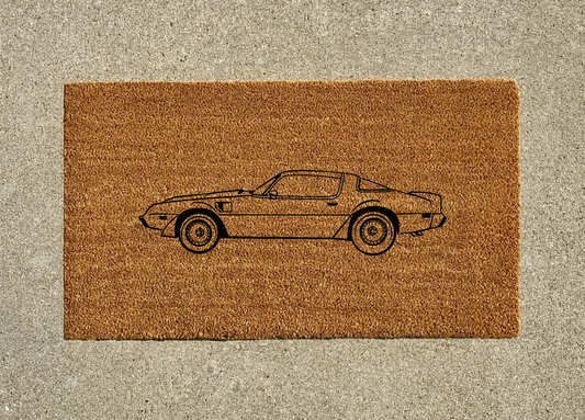Pontiac Turbo Trans Am Welcome Door Mat