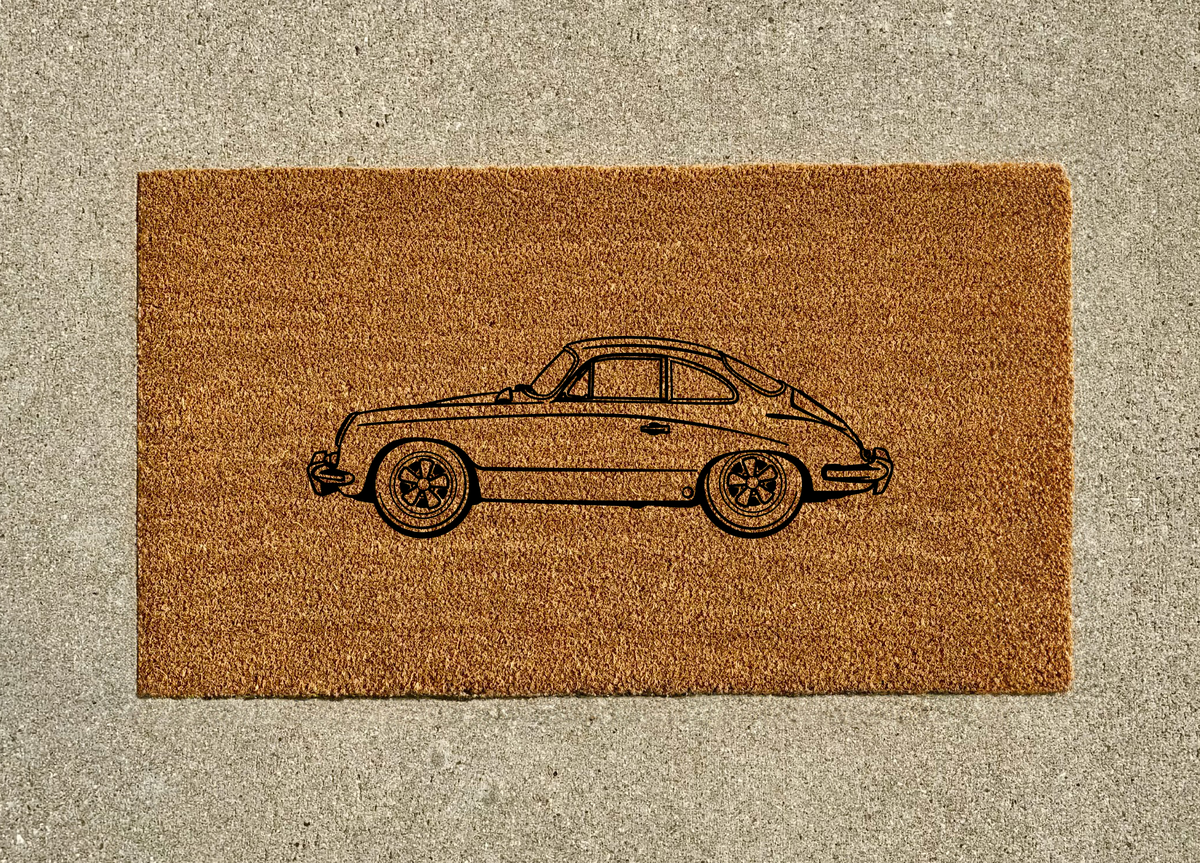 Porsche 356 Hardtop Welcome Door Mat
