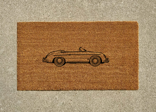 Porsche 356 Open Top Welcome Door Mat