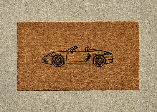Porsche 718 Boxster S Welcome Door Mat