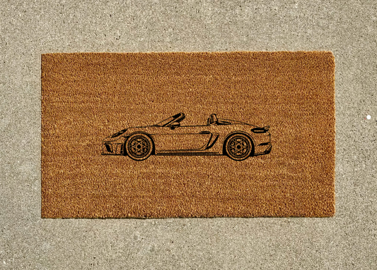 Porsche 718 Spyder Welcome Door Mat