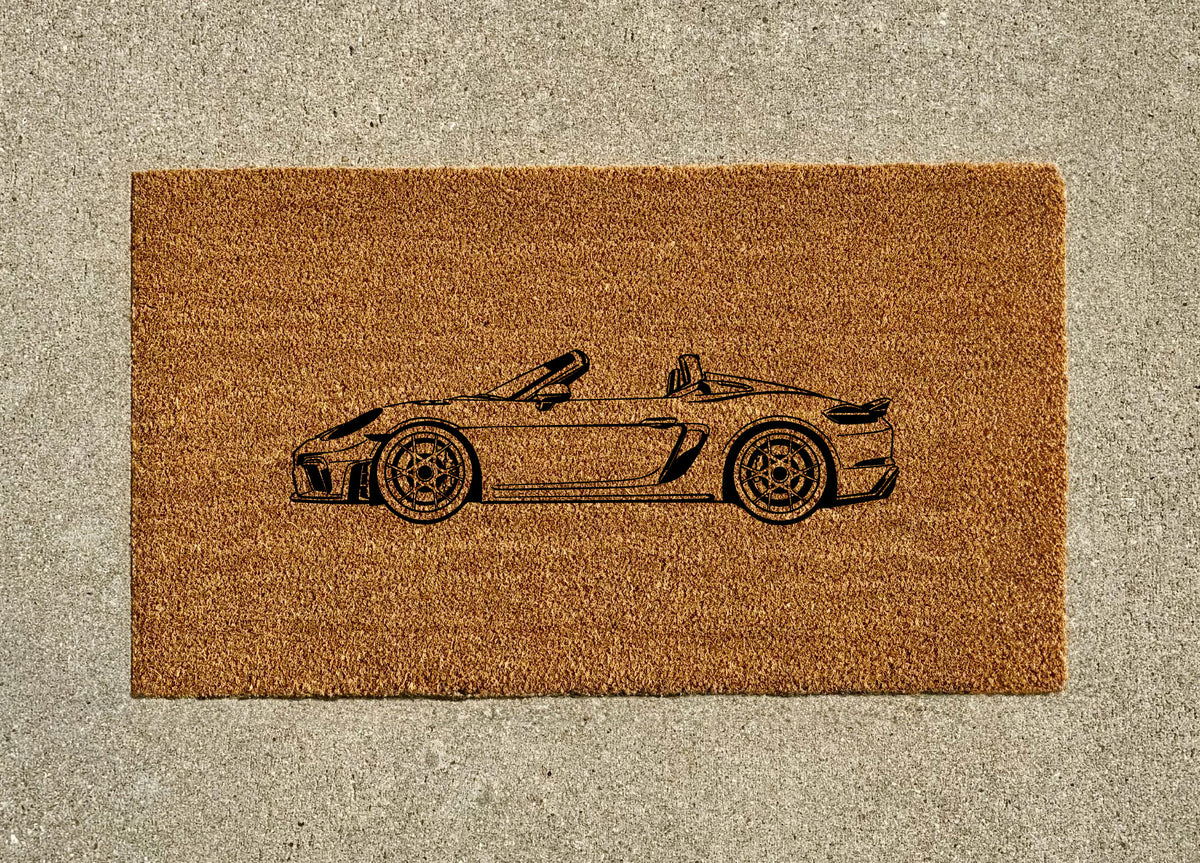 Porsche 718 Spyder RS Welcome Door Mat