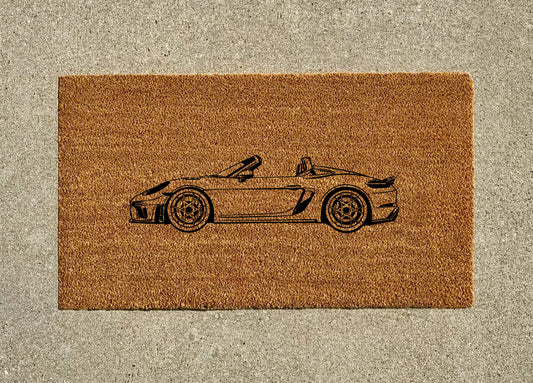 Porsche 718 Spyder RS Welcome Door Mat