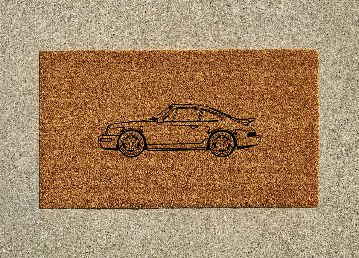 Porsche 964 RS America Welcome Door Mat