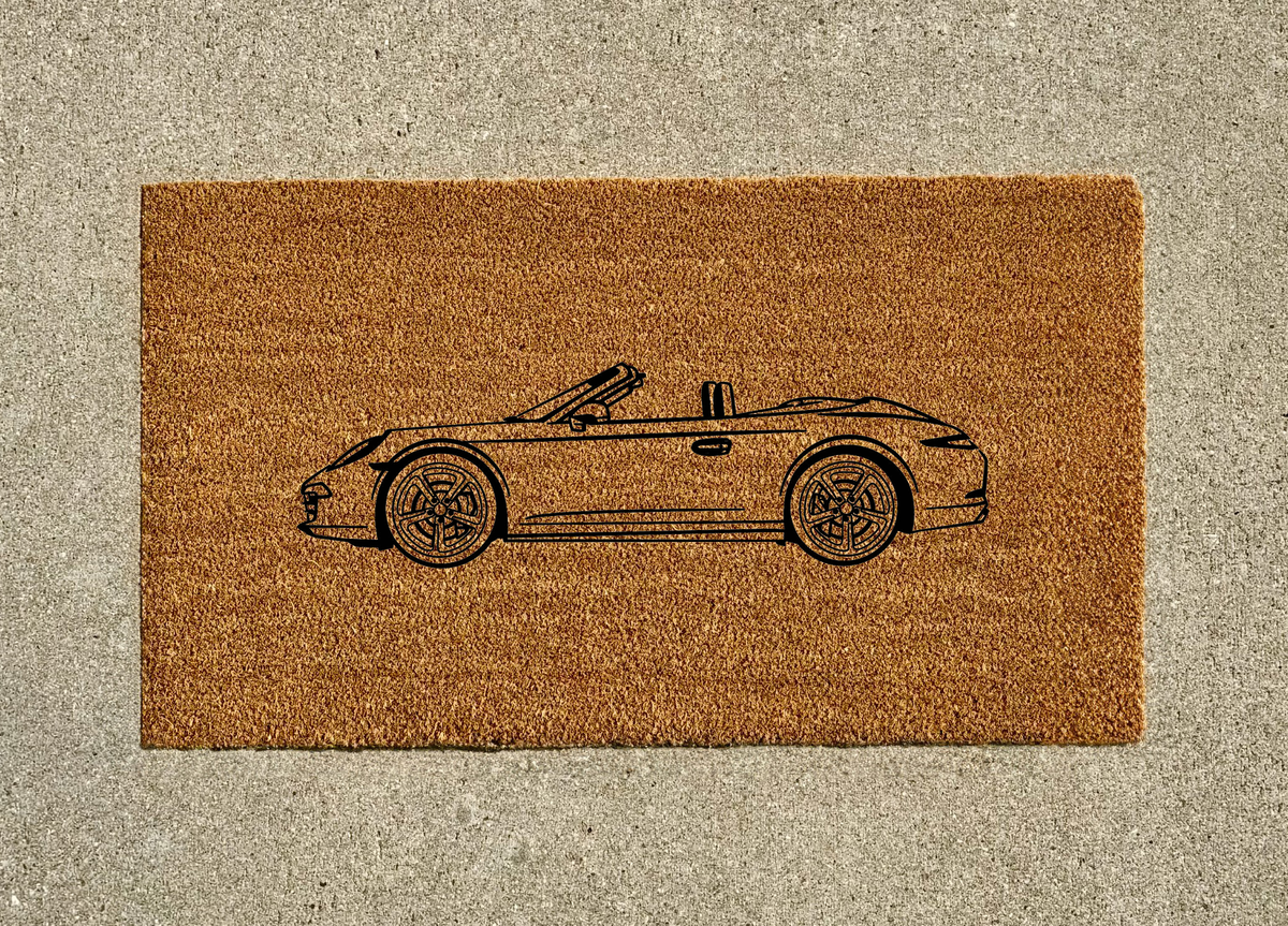 Porsche 991 Carrera 4S Cabriolet Welcome Door Mat