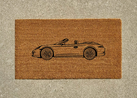 Porsche 991 Carrera 4S Cabriolet Welcome Door Mat