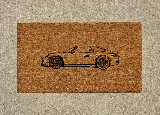 Porsche 991 Targa Welcome Door Mat