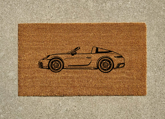 Porsche 992 Targa Welcome Door Mat