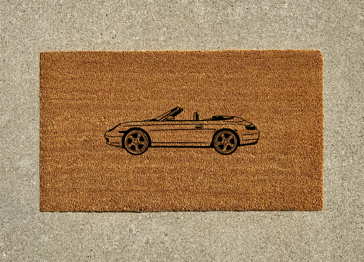Porsche 996 Carrera Cabriolet Welcome Door Mat