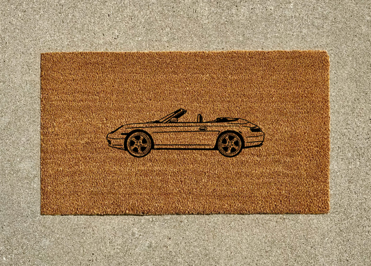 Porsche 996 Carrera Cabriolet Welcome Door Mat
