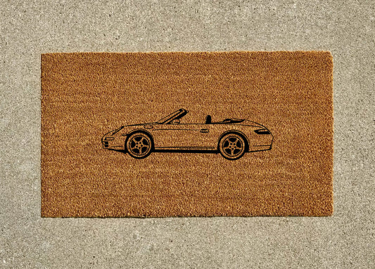 Porsche 997 Carrera S Convertible Welcome Door Mat