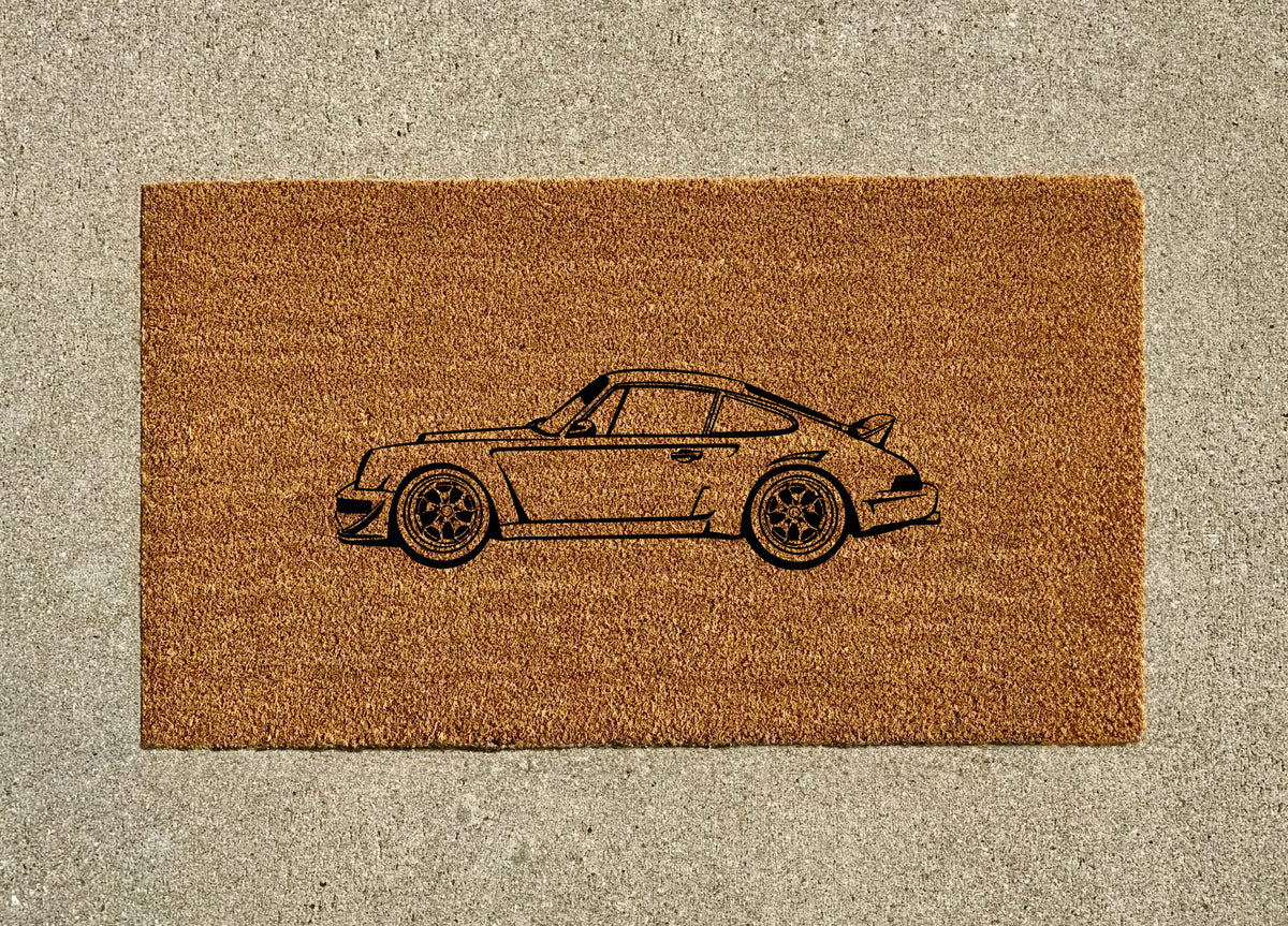 Porsche RWB Ducktail Welcome Door Mat