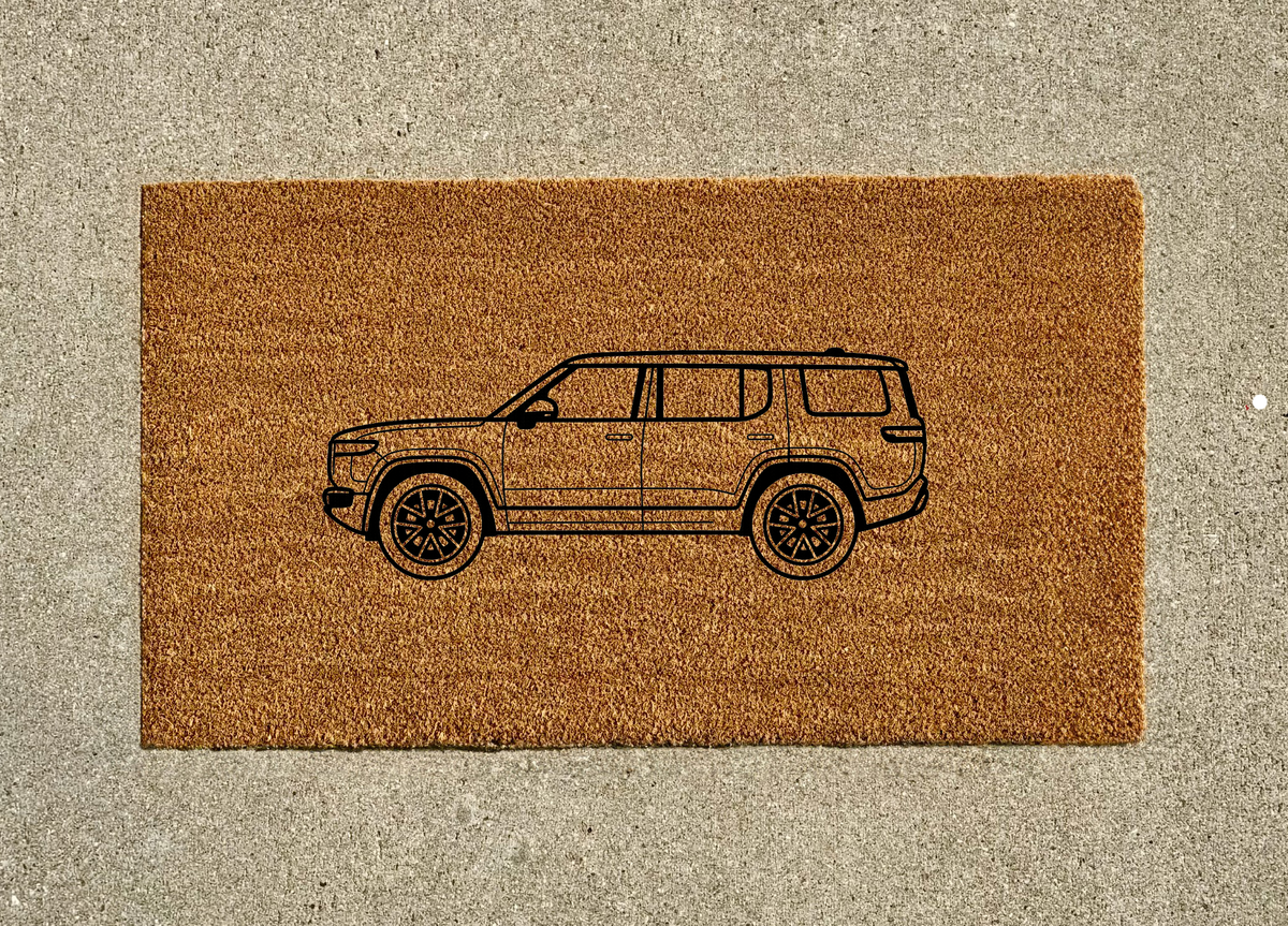 Rivian R1S Welcome Door Mat