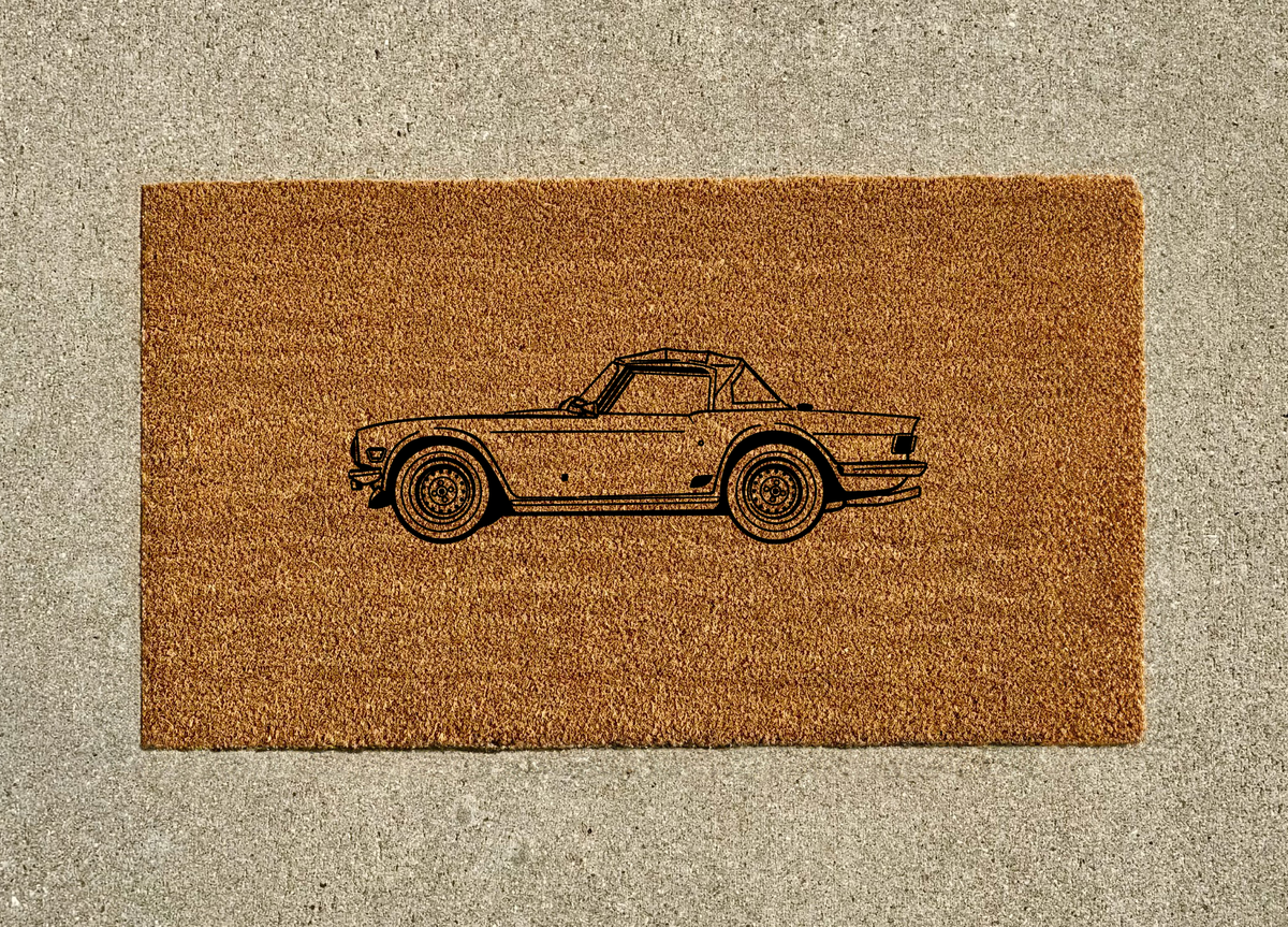 Triumph TR6 Welcome Door Mat