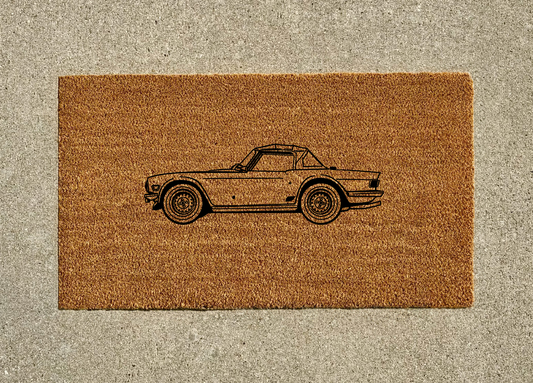 Triumph TR6 Welcome Door Mat